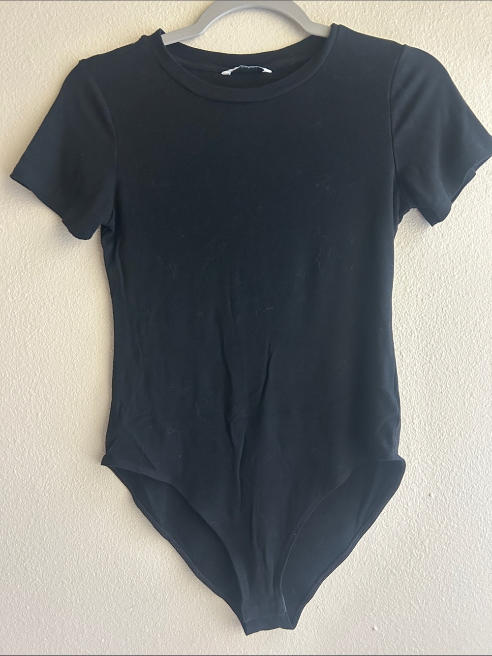 Mangopop Black Short Sleeve body suit